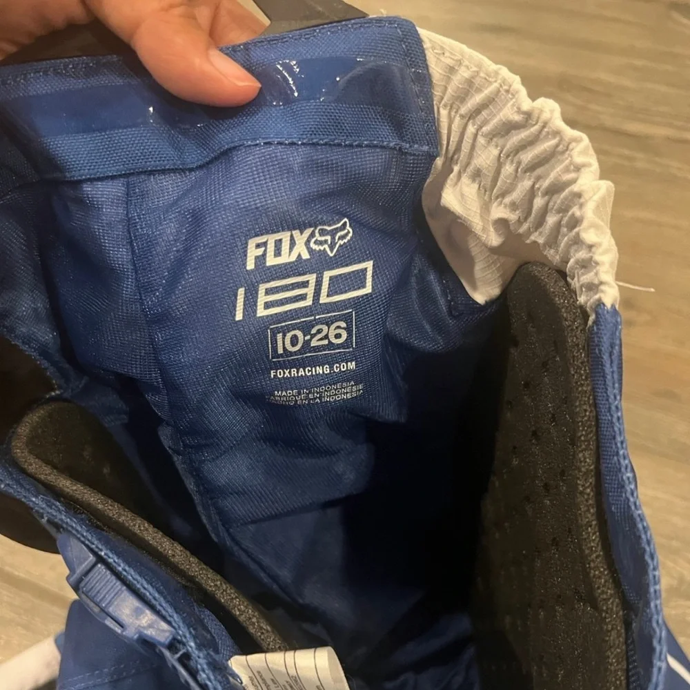 BOYS FOX RACING 180 LUX BLUE PANTS